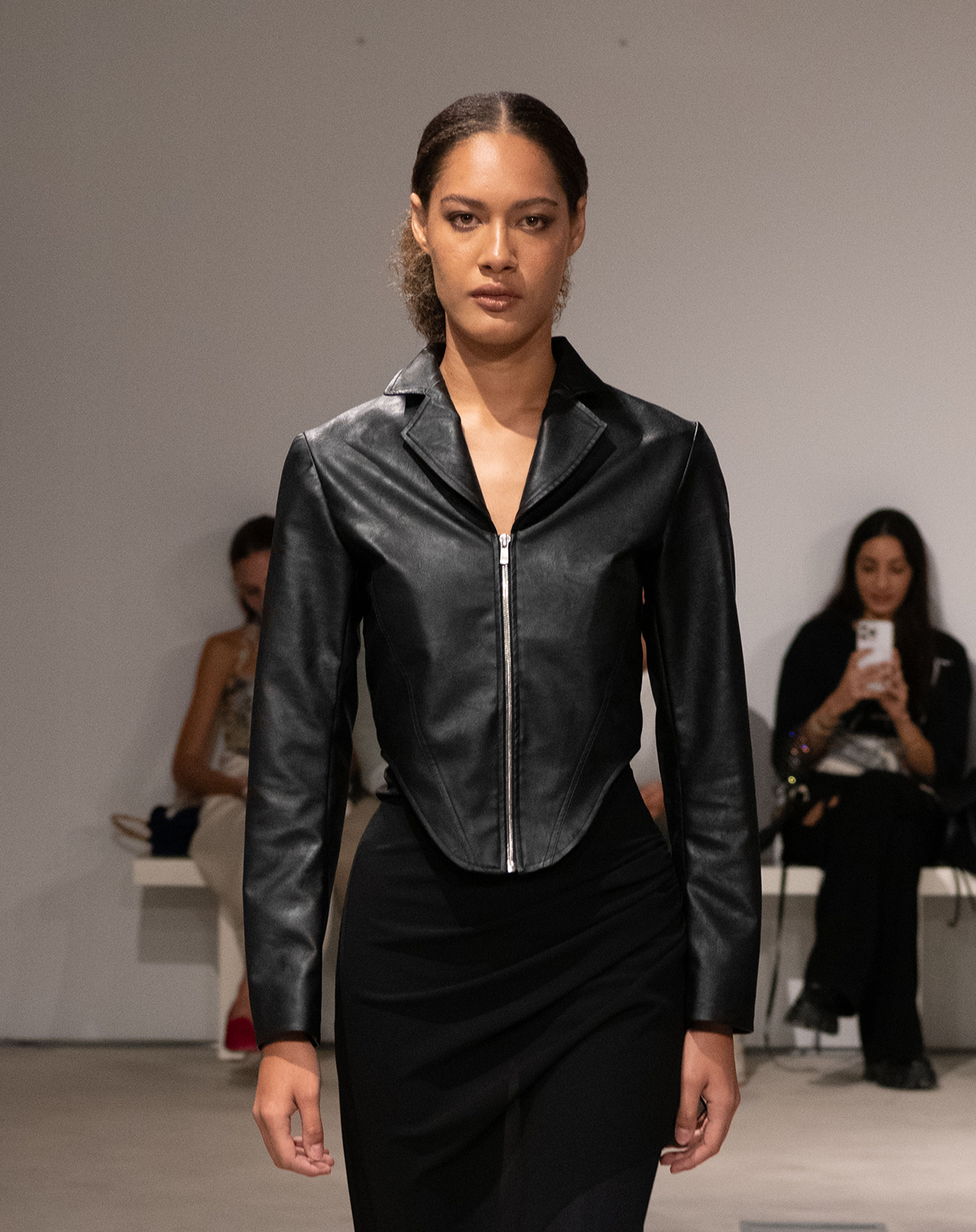 Ferri Vegan Leather Jacket