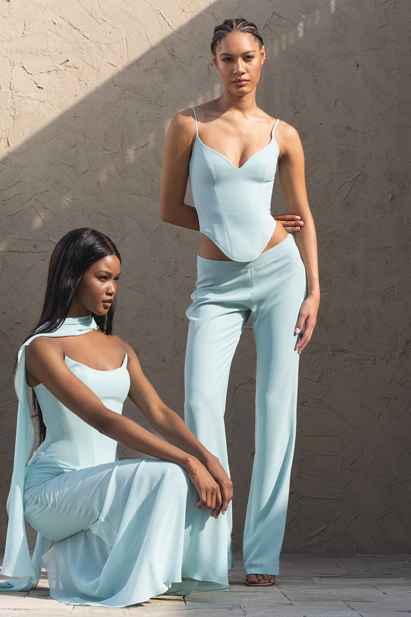 Marina Bustier & Trousers Matching Set