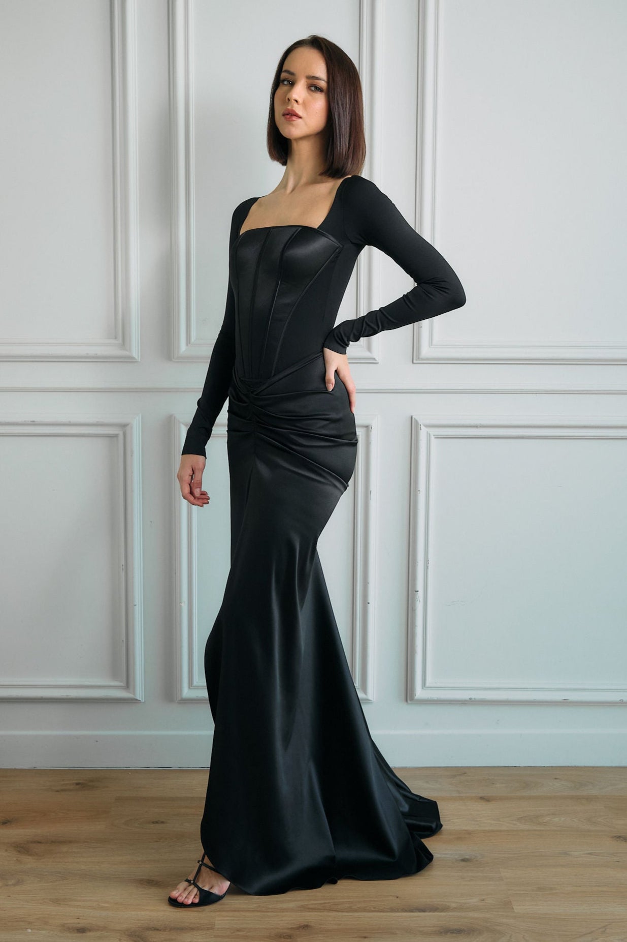 Dahlia Satin Dress
