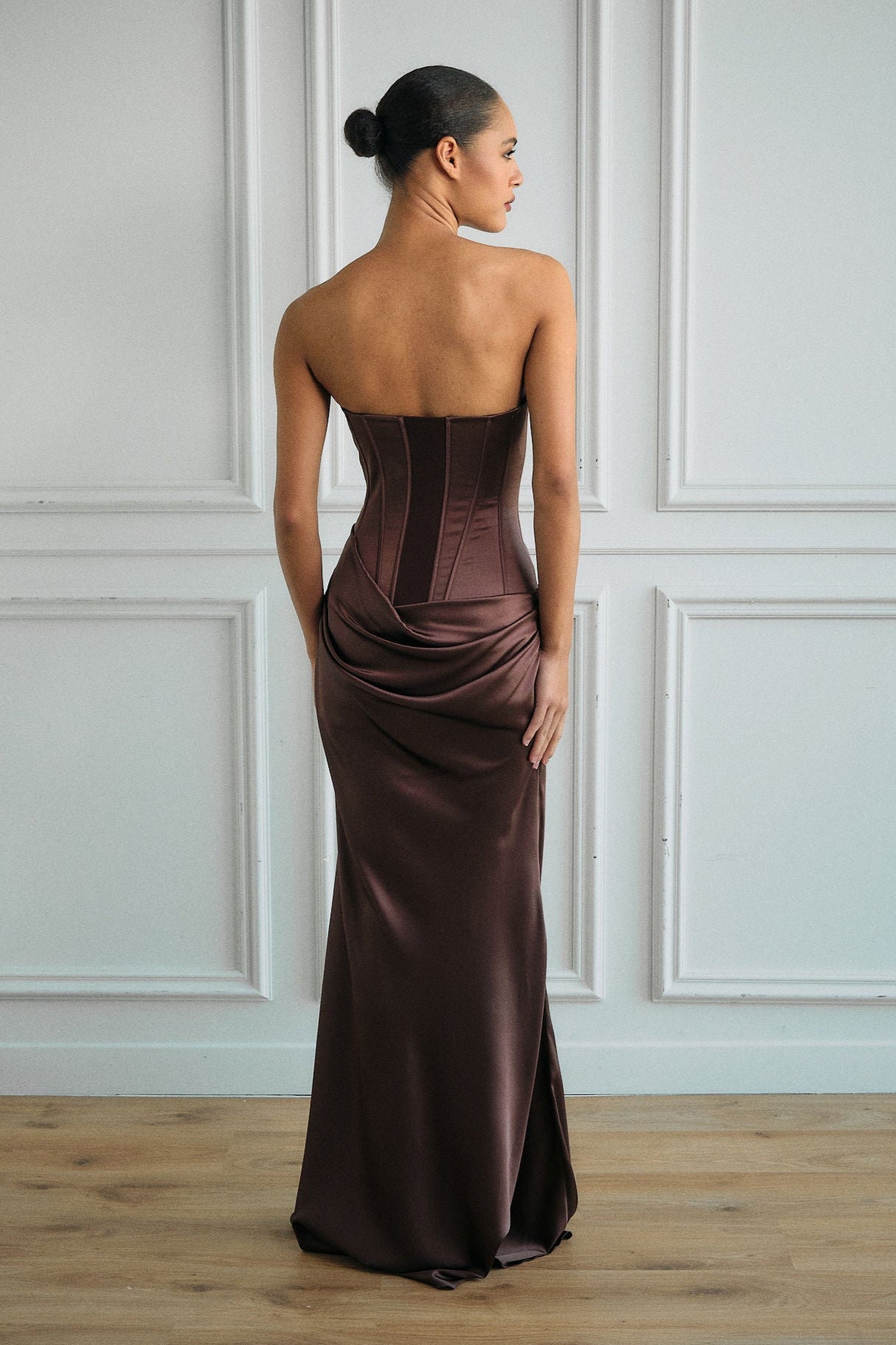 Camelia Silk Dress