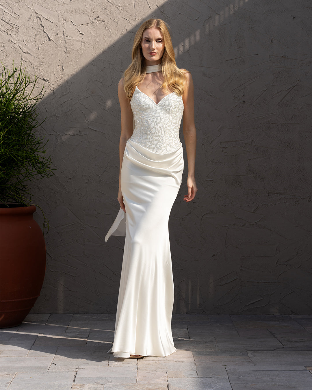 Selene Mermaid Silk Dress