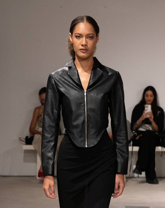 Ferri Vegan Leather Jacket