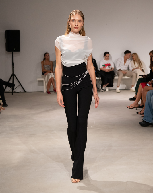 Josette Jumpsuit with Draped Top