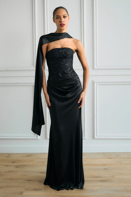Hosta Silk Dress