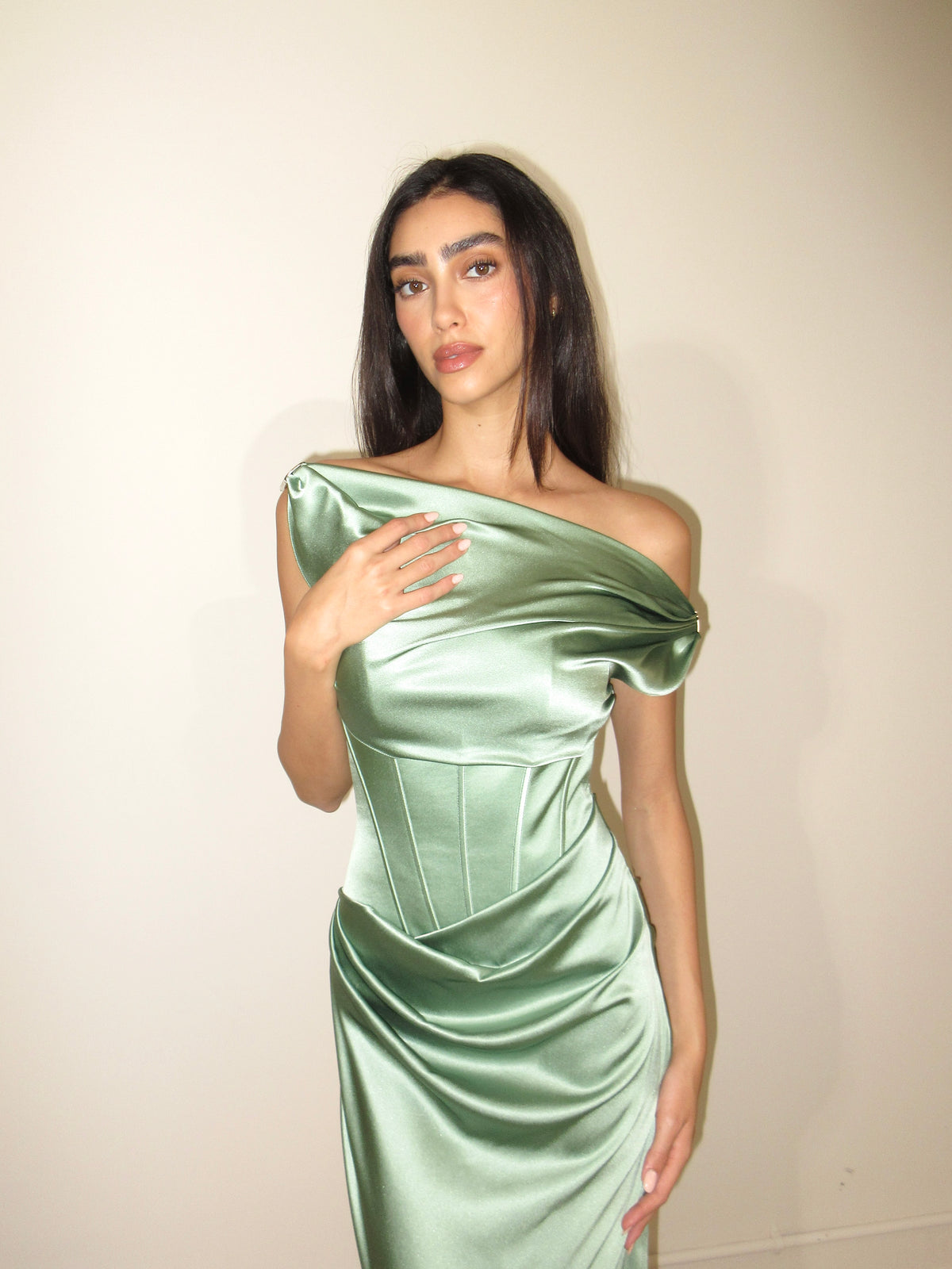 Camelia Silk Dress