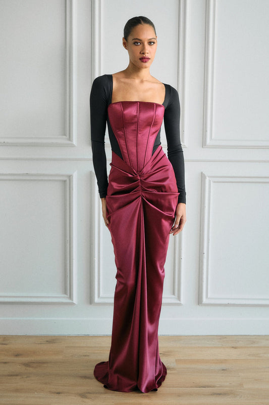 Dahlia Satin Dress