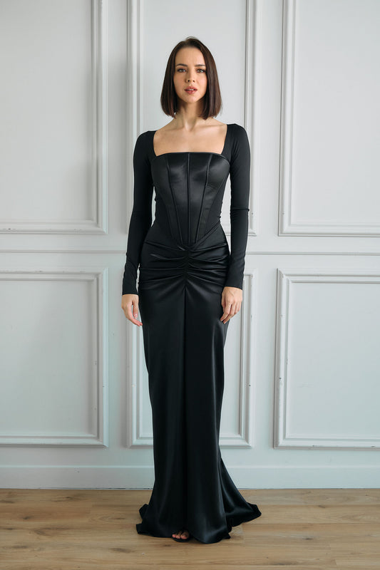 Dahlia Satin Dress