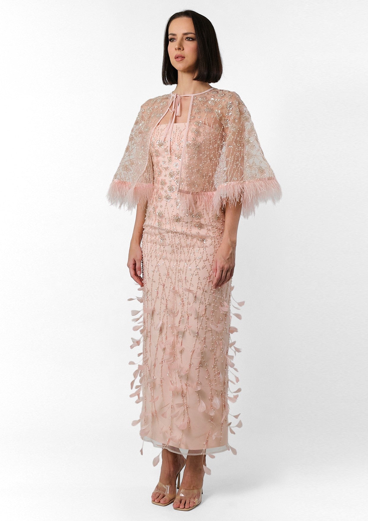 Artemis Feather Dress